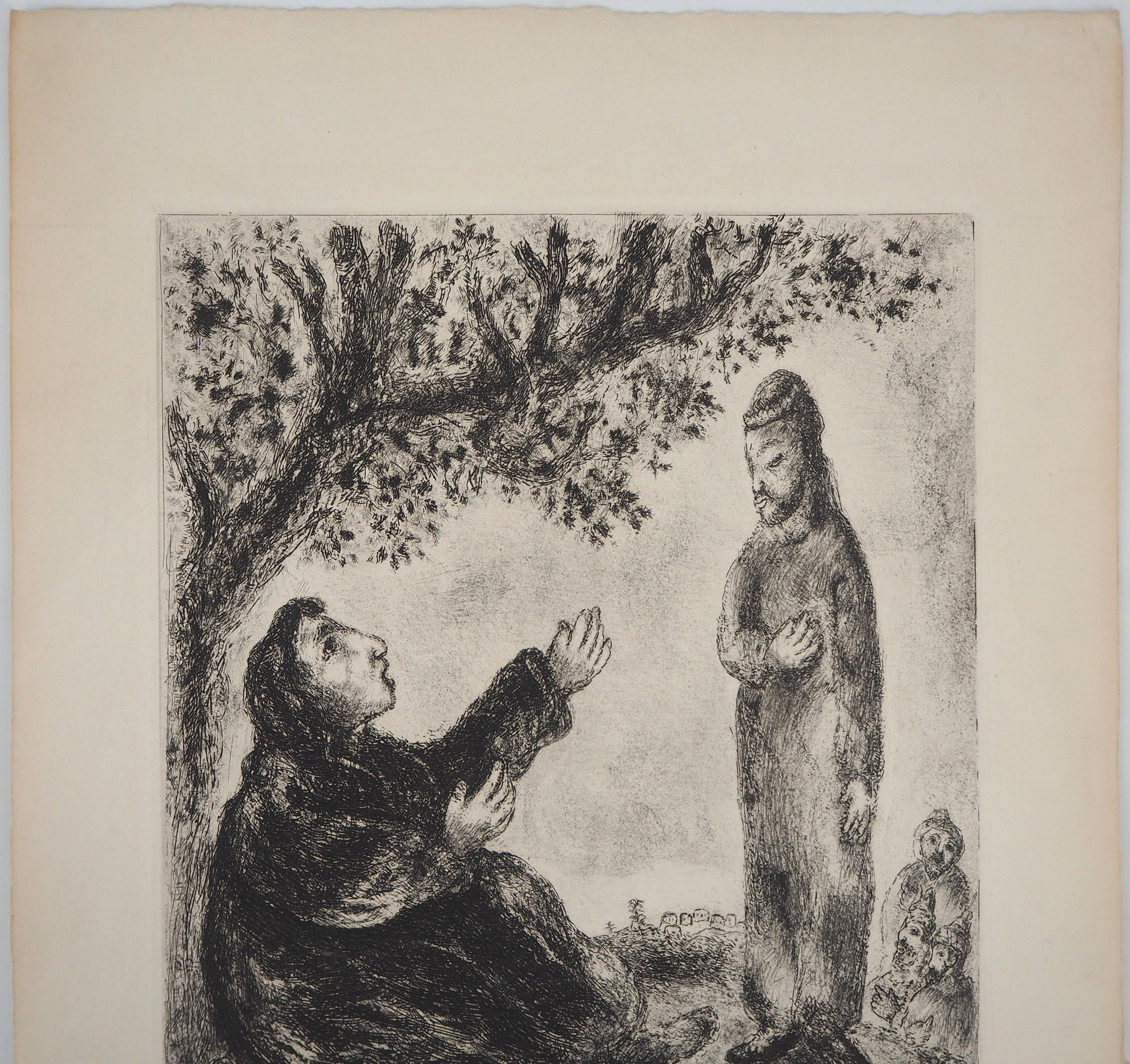 Marc CHAGALL - Bible: Deborah the Prophetess, 1958 - Original etching -  Post War & Modern Art - Plazzart