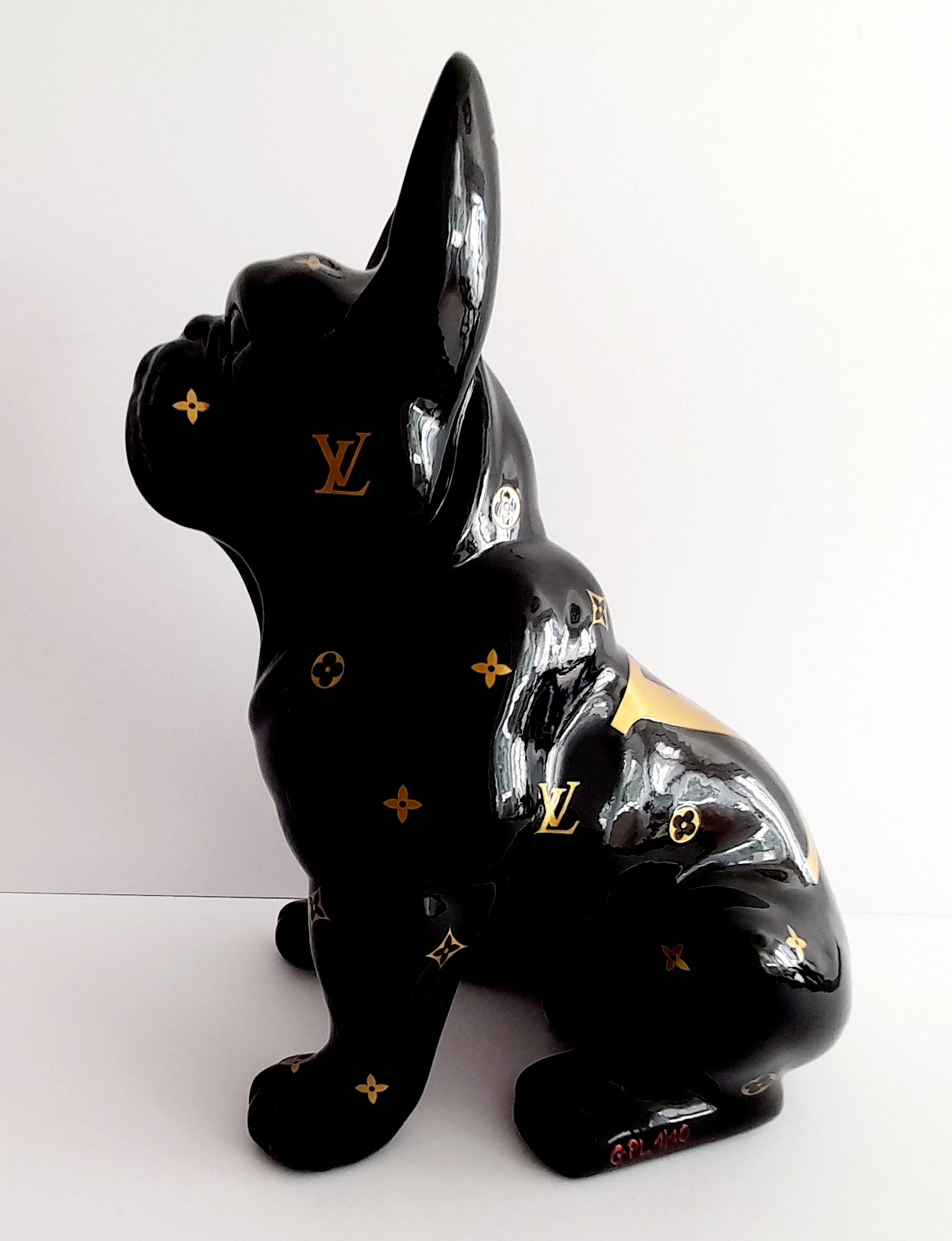 Patrick KONRAD - Louis Vuitton SUPREME Bulldog - Sculpture