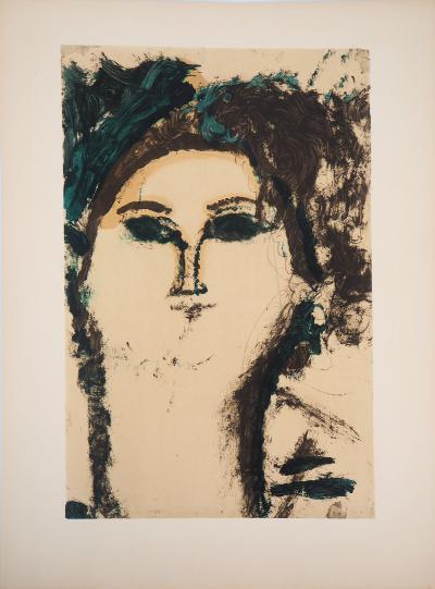 Amedeo MODIGLIANI after Beatrice Hastings Lithograph Post