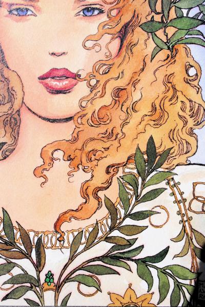 Milo MANARA: The the priestess - Handsigned print - Comics - Plazzart