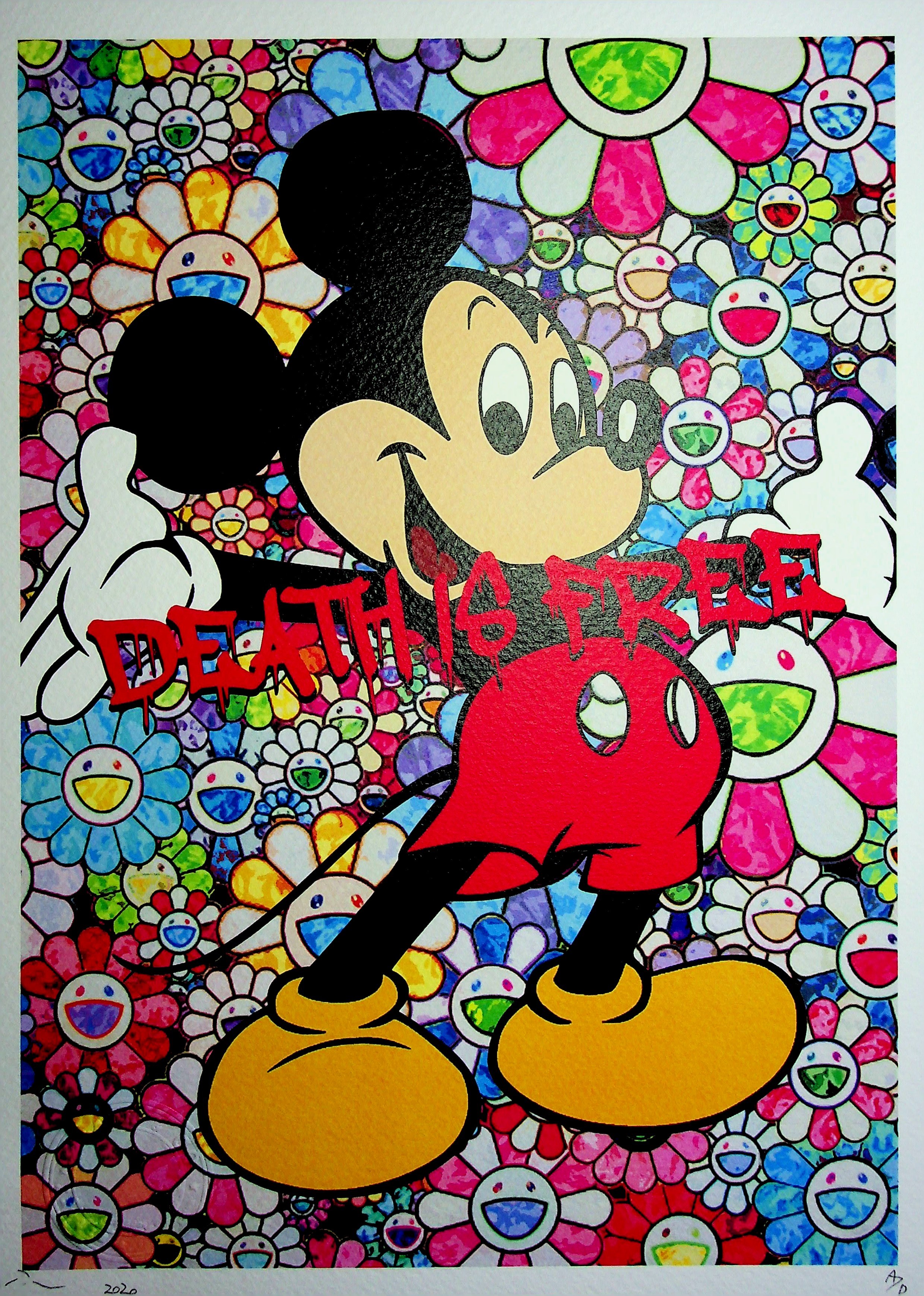 Buy Pop Art Mickey Mouse Original Painting Online in India 