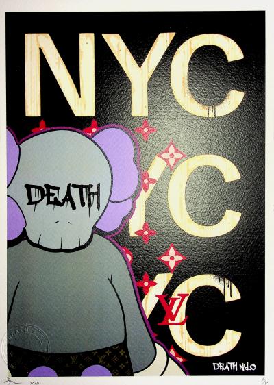 Death Nyc Xx Subway Run Kaws X Louis Vuitton