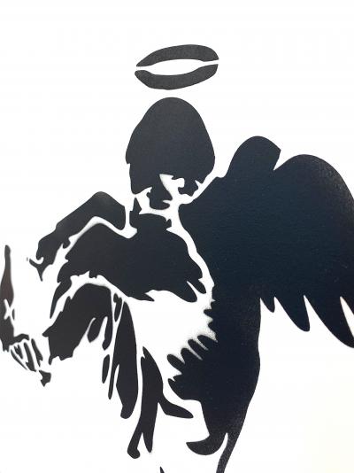 Banksy (d’après) - Fallen Angel - Pochoir 2