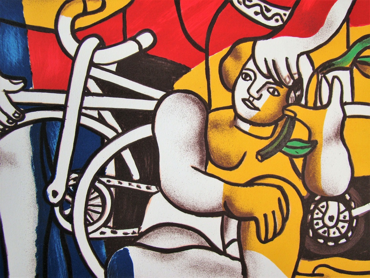 Top Fernand Leger Lithograph Le Cycliste