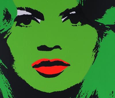 Andy WARHOL (after) - Brigitte Bardot in green - silkscreen