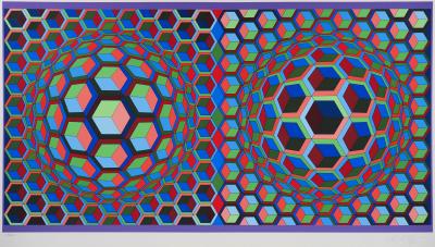 Victor Vasarely - Kinetic composition - Original signed