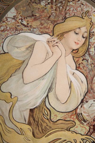 alphonse mucha seasons original