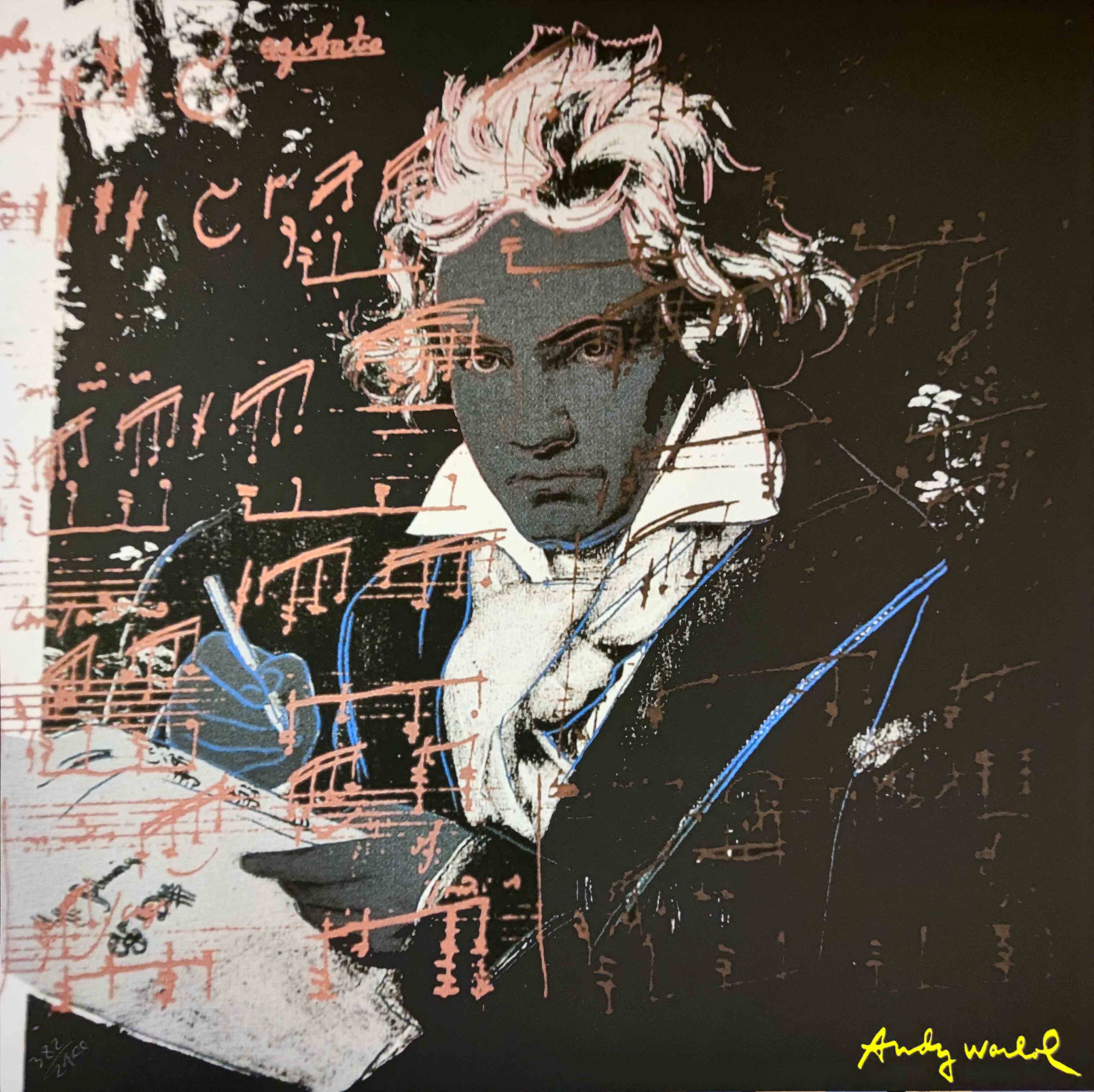 Andy WARHOL (after) - Ludwig van Beethoven - Granolithography