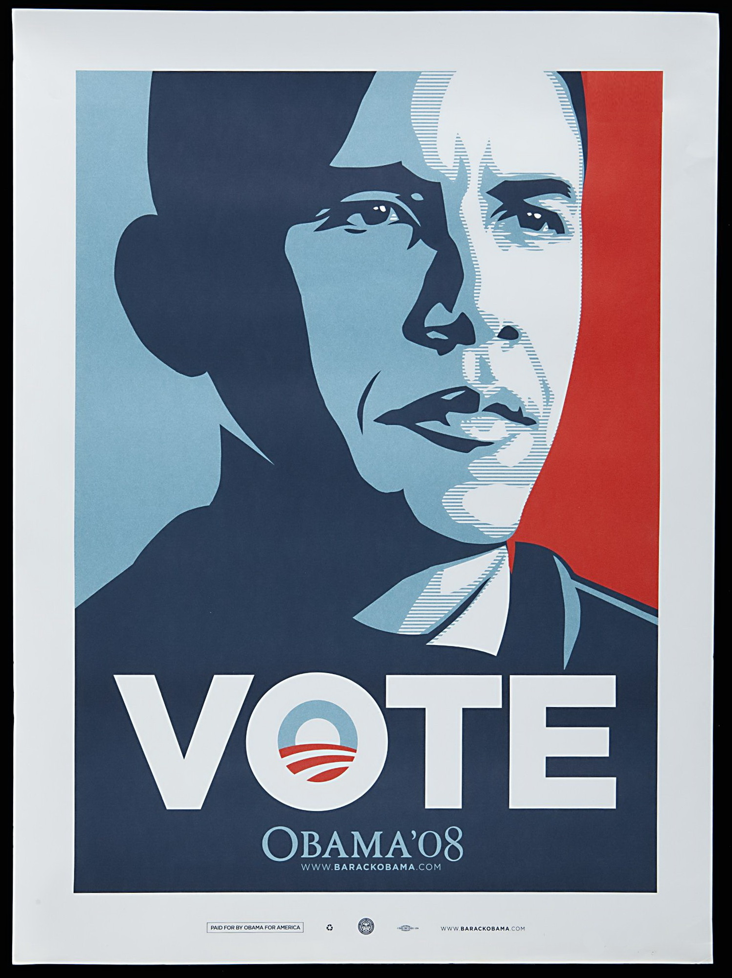 Shepard Fairey (OBEY) - Vote Obama, 2007 - Offset lithograph - Street ...