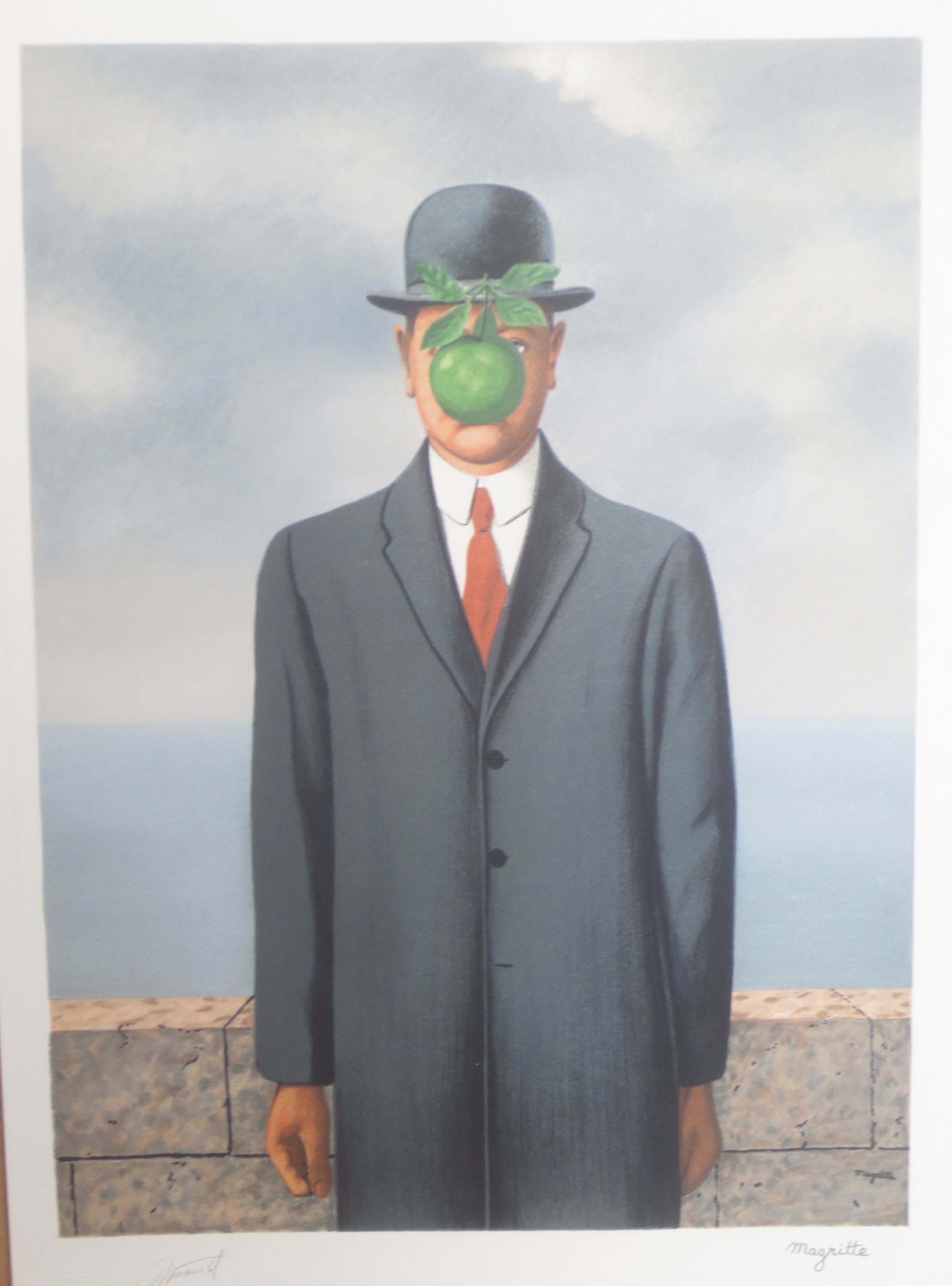 MAGRITTE René (d'après) - Le Fils De L'homme - Lithographie - Art ...