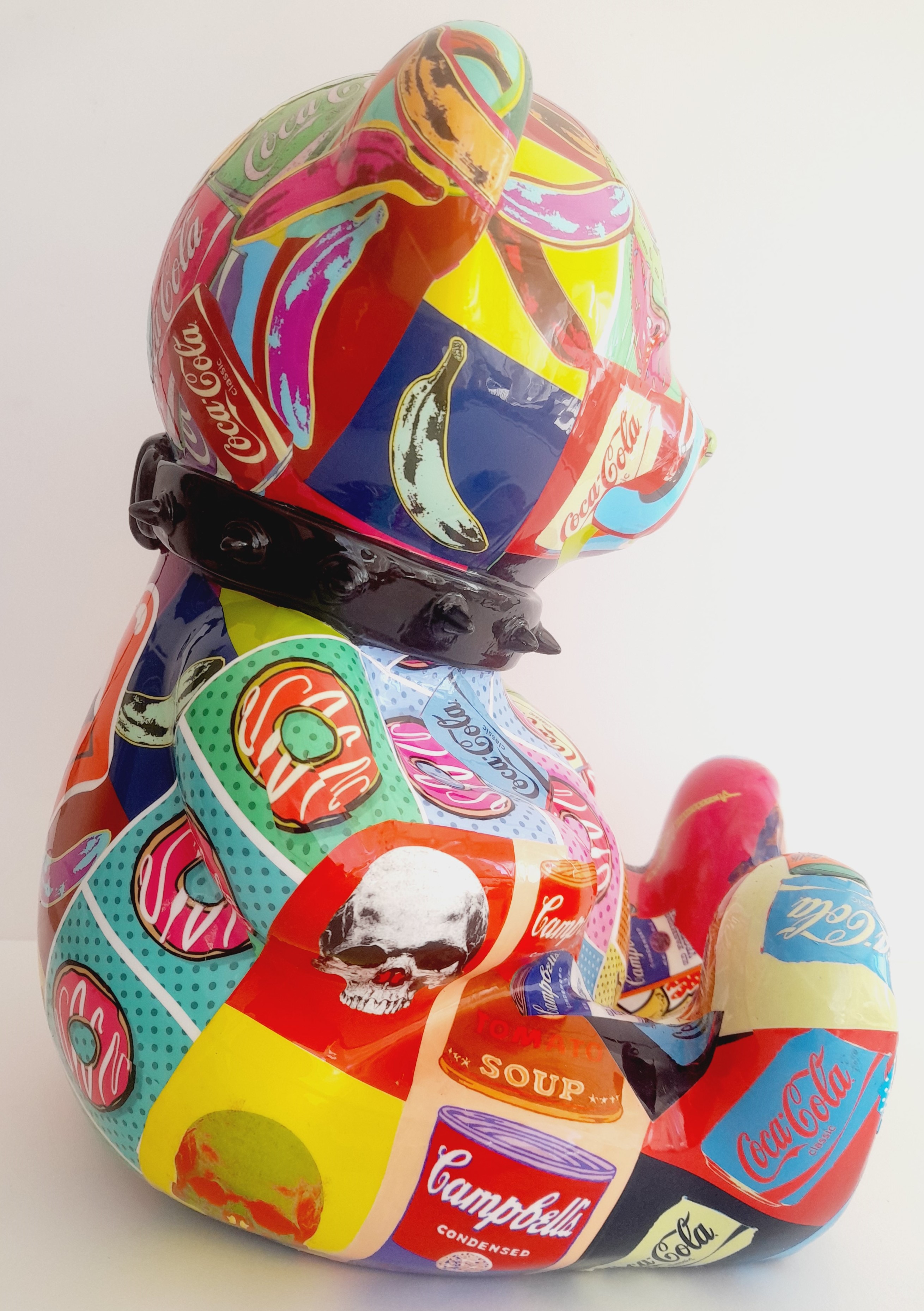 Patrick KONRAD - Pop Art Crazy Bear - Sculpture - Revelations - Plazzart