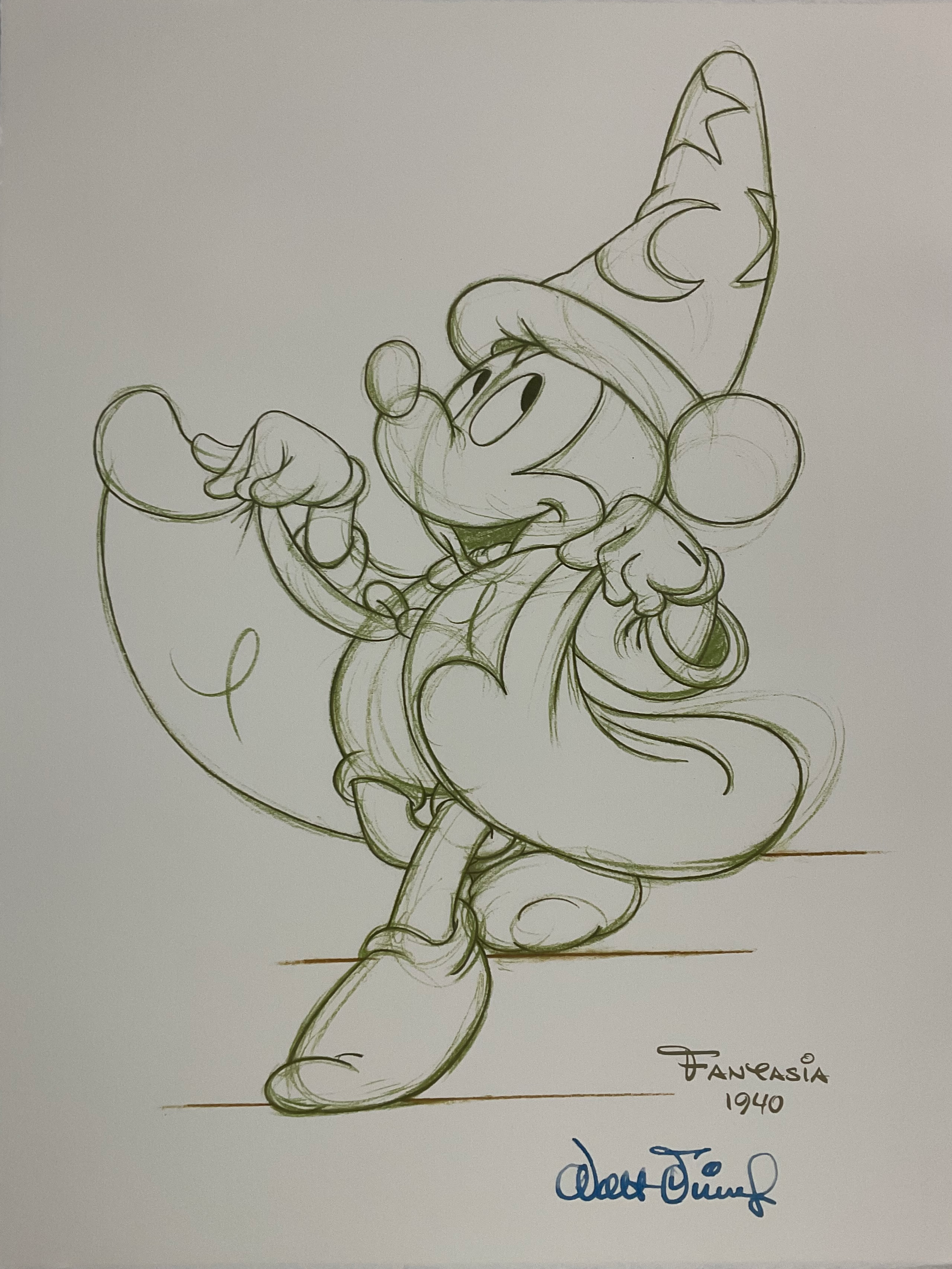 Disney Fantasia Mickey Mouse Sorcerer's Apprentice PNG