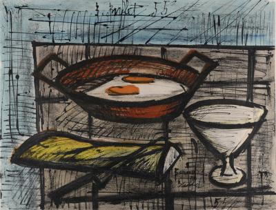 Bernard BUFFET - Nature morte aux oeufs, 1960 - Original