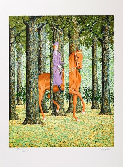 René MAGRITTE (after) - Blank check - Lithograph 2