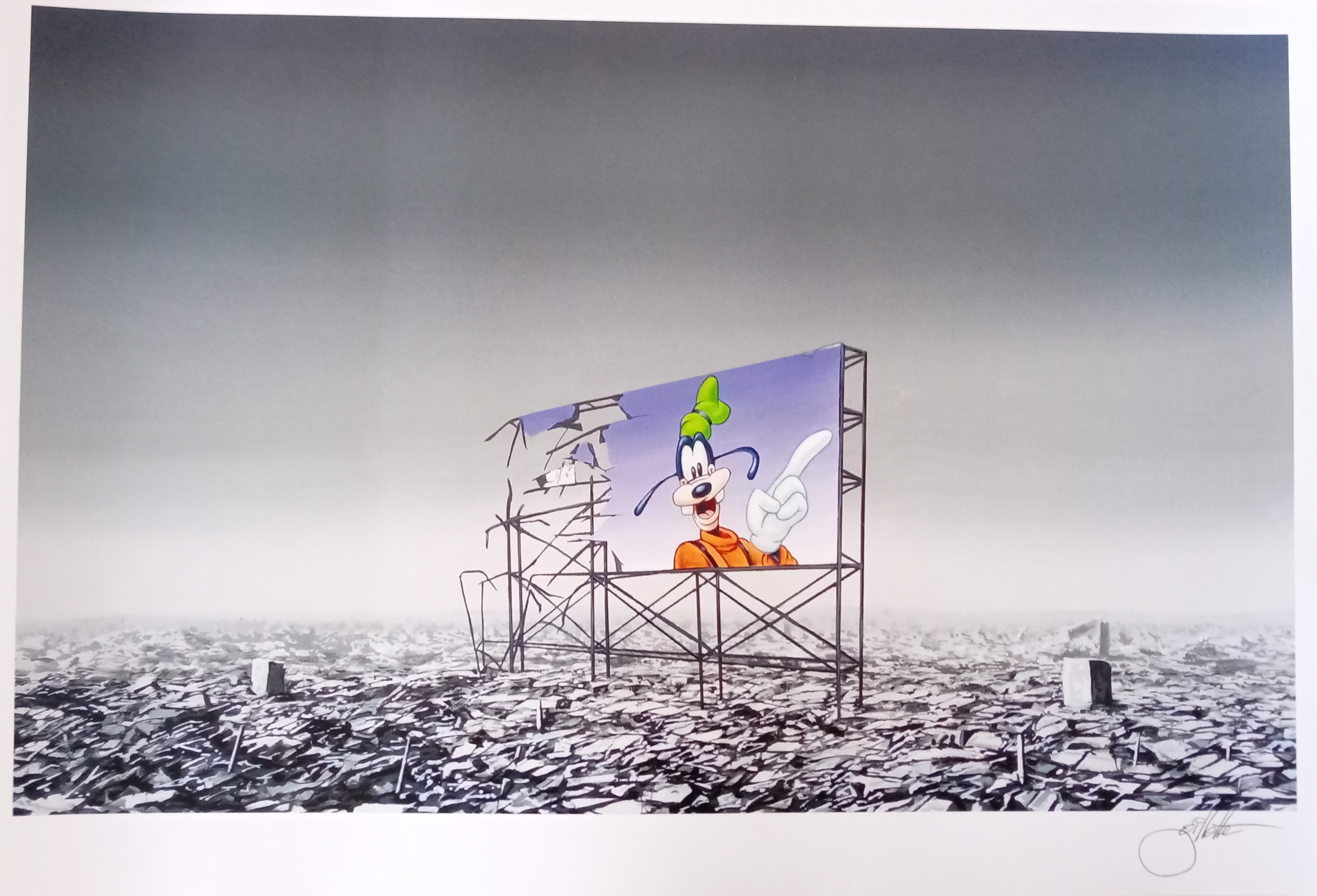 Jeff GILLETTE - Goofy Hiroshima 2021 - Digital print signed in pencil