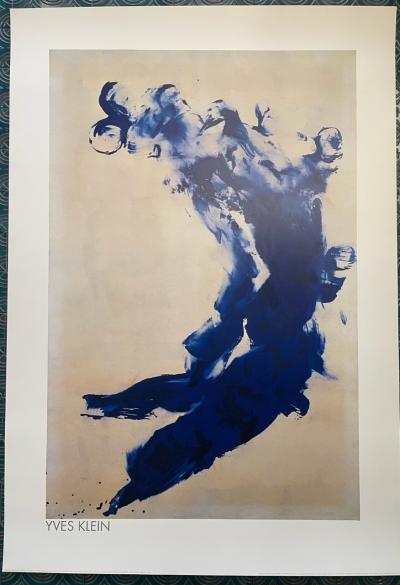 Yves Klein (nachher) – Untitled Anthropometry (ANT 130), 2000 – Poster