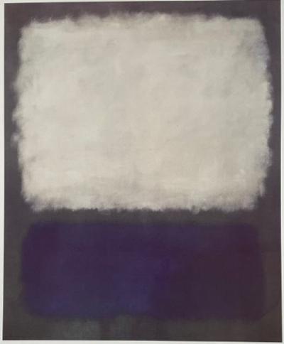 Mark Rothko (d’après) - Bleu et gris, 1962 - Tirage d’art de luxe