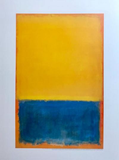 Mark Rothko (d’après) - Jaune et Bleu (Jaune et Bleu sur Orange) - Tirage d’art de luxe 2