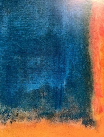 Mark Rothko (d’après) - Jaune et Bleu (Jaune et Bleu sur Orange) - Tirage d’art de luxe 2