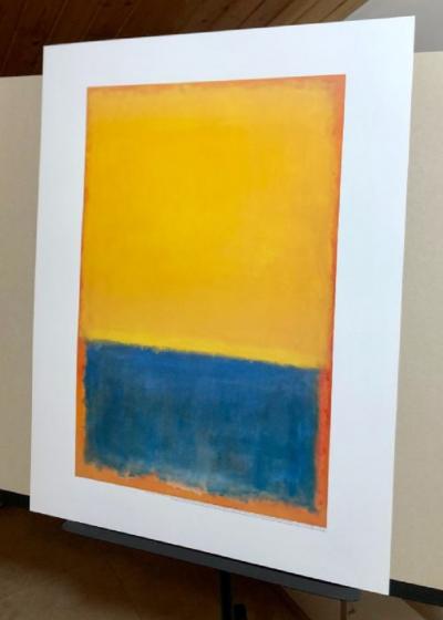 Mark Rothko (d’après) - Jaune et Bleu (Jaune et Bleu sur Orange) - Tirage d’art de luxe 2