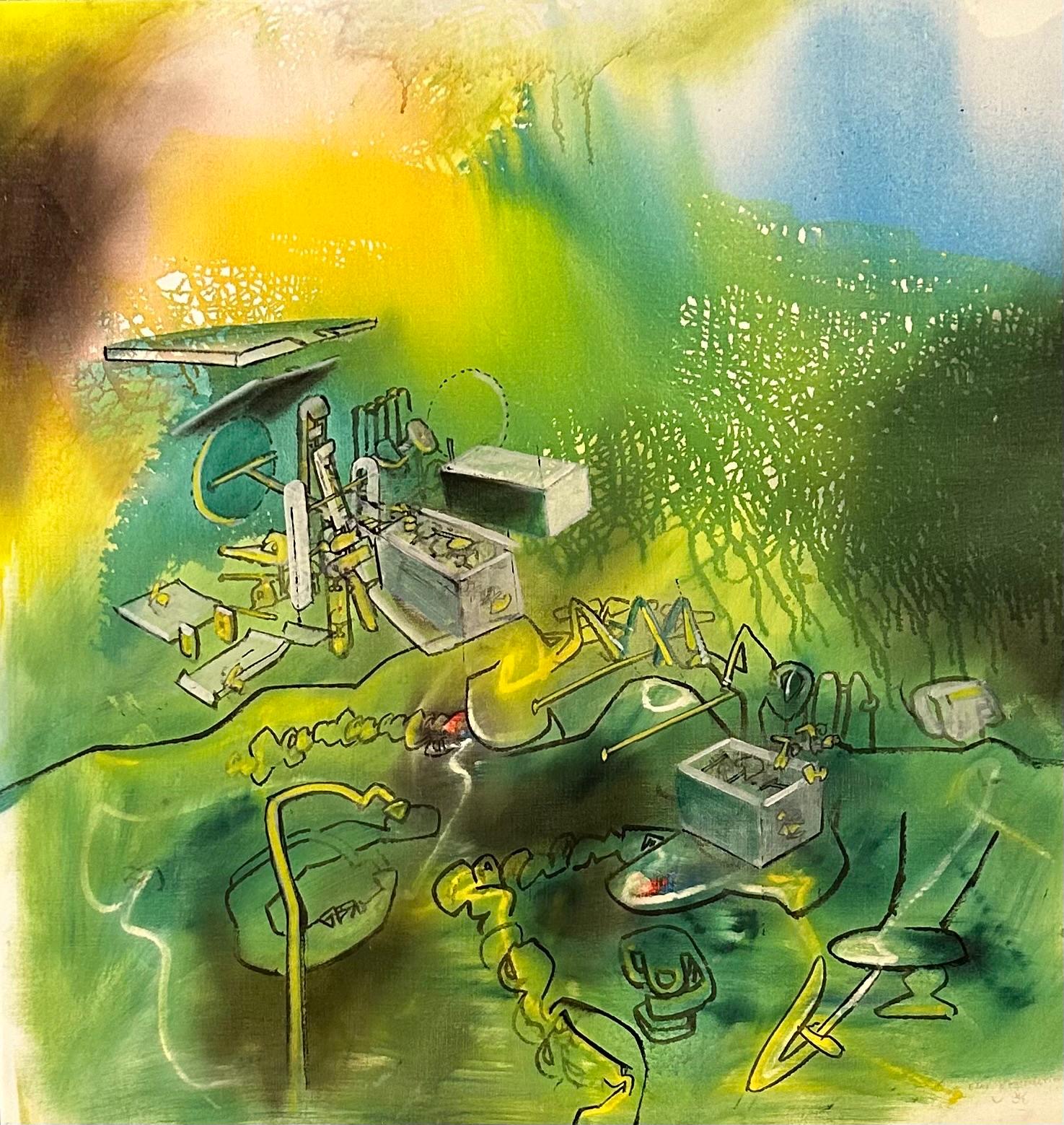 Roberto MATTA, State of Observation, 1973, Öl auf Leinwand ...